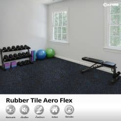 แผ่นยางกันกระแทก Rubber Tile Aero Flex หนา 20 มม.